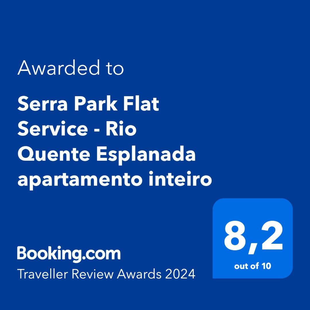 Serra Park Flat Service - Rio Quente Esplanada Apartamento Inteiro Roupas De Cama A Parte Buitenkant foto
